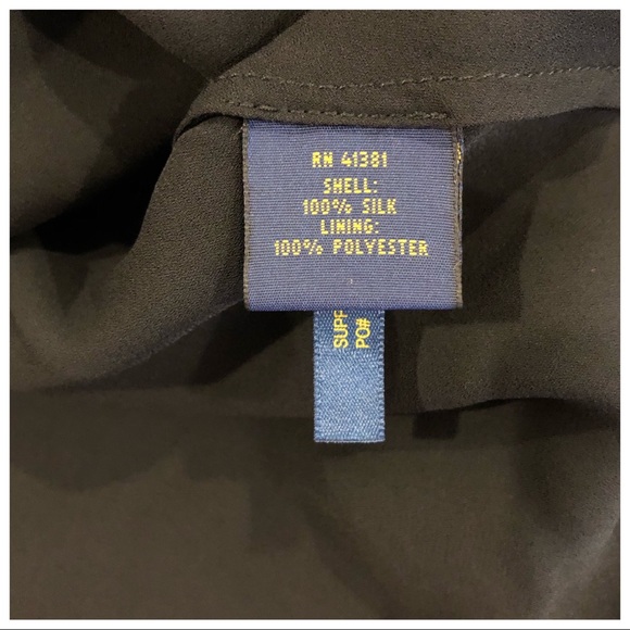 NWT Polo Ralph Lauren Size 2 Silk Floral Blouse new with tags - Picture 8 of 8